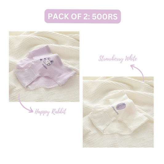 STRAWBERRY COTTON PANTY (Pack of 2/3/5)