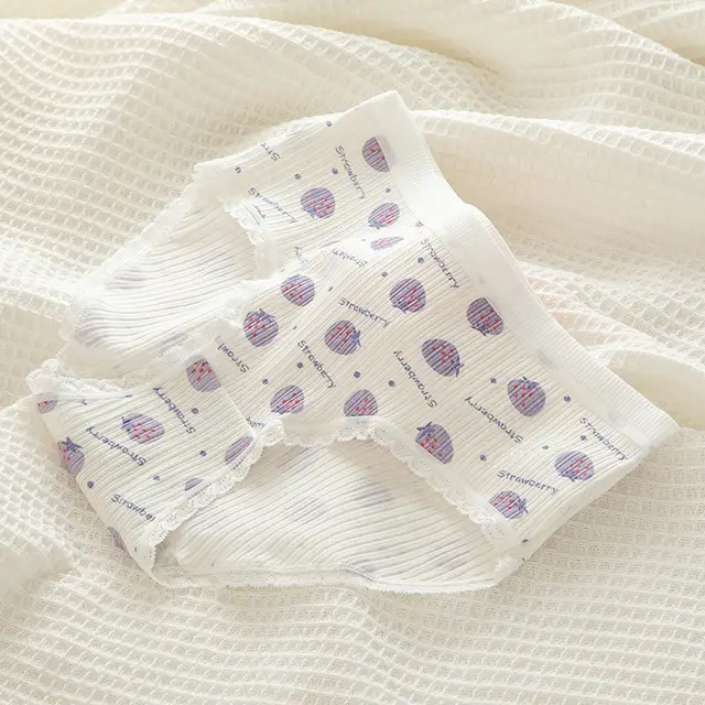 STRAWBERRY COTTON PANTY (Pack of 2/3/5)