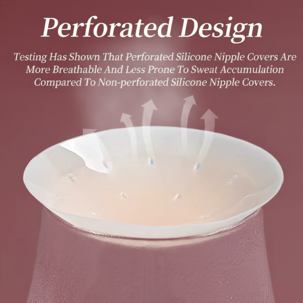 PERFORATED NON-ADHESIVE NIPPLE COVERS
