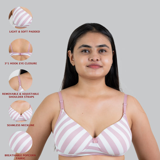 STREAK SEAMLESS BRA (A/B/C cup)