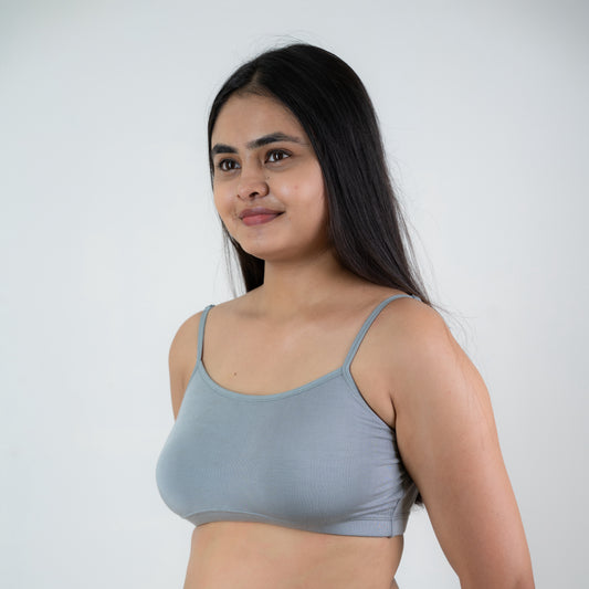 CHERRY THIN ADJUSTABLE STRAPS SLIP ON SPORTS BRA (A/B/C cup)