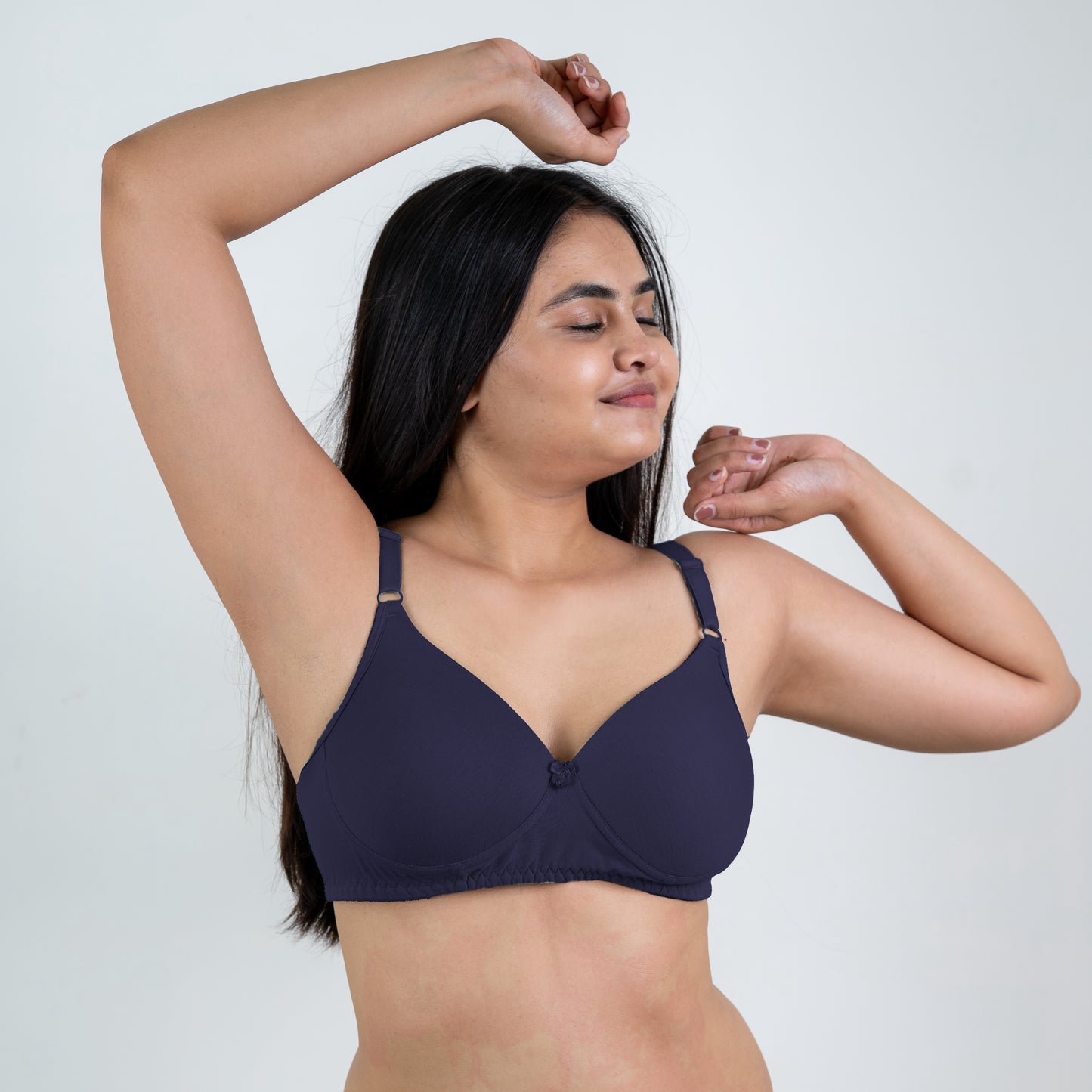 COTTON SEAMLESS BRA/SET (B/C cup)