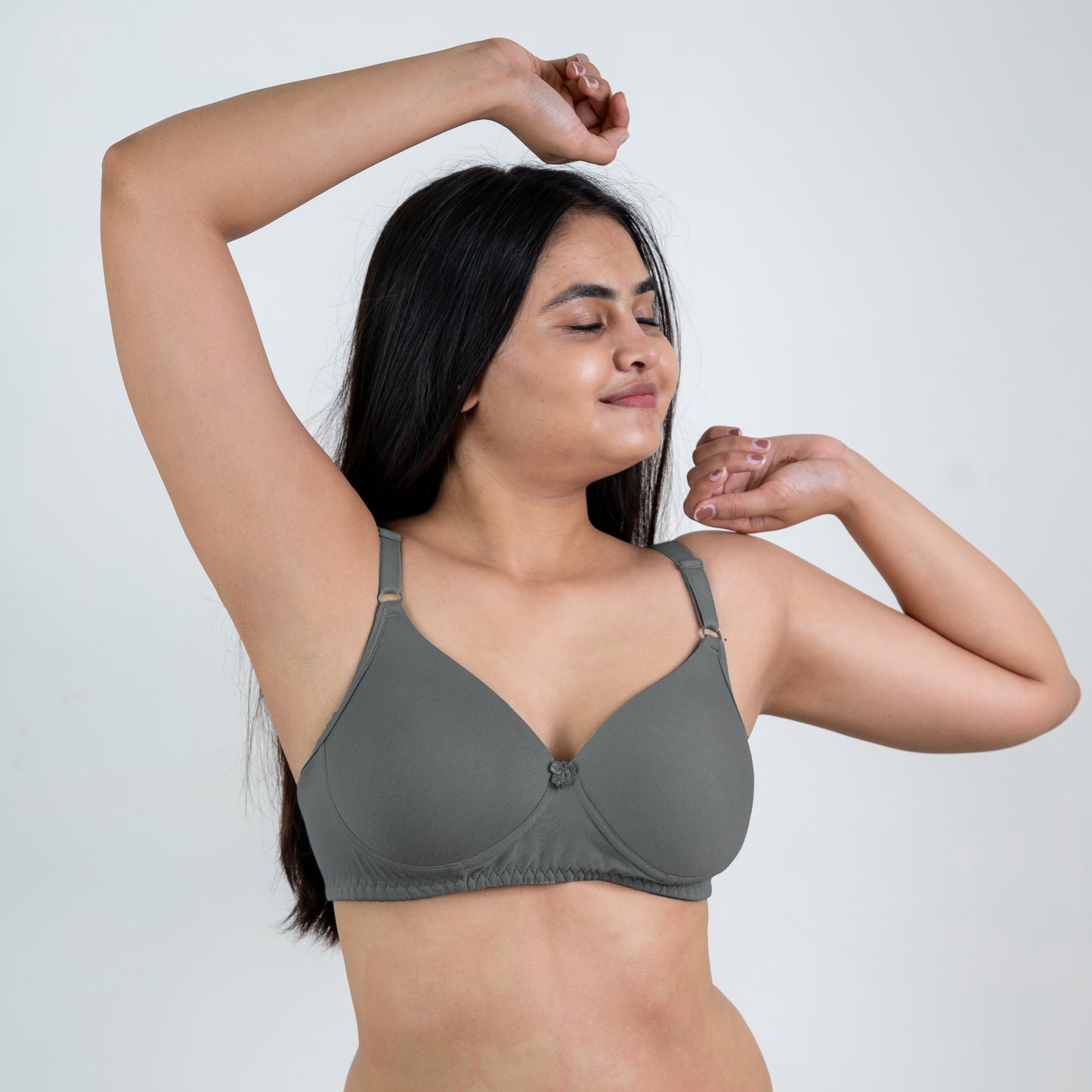 COTTON SEAMLESS BRA/SET (B/C cup)