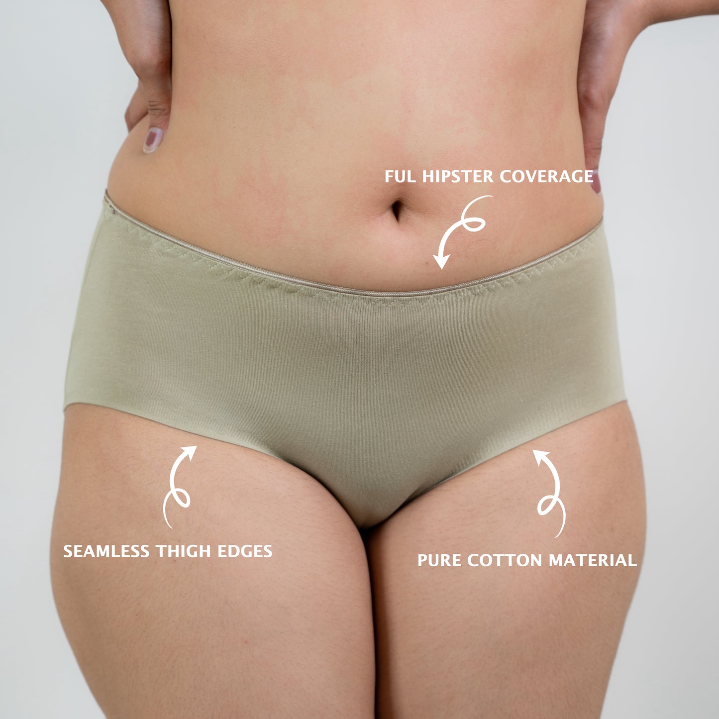 COTTON SEAMLESS PANTY (Pack of 2) | Vfit Lingerie