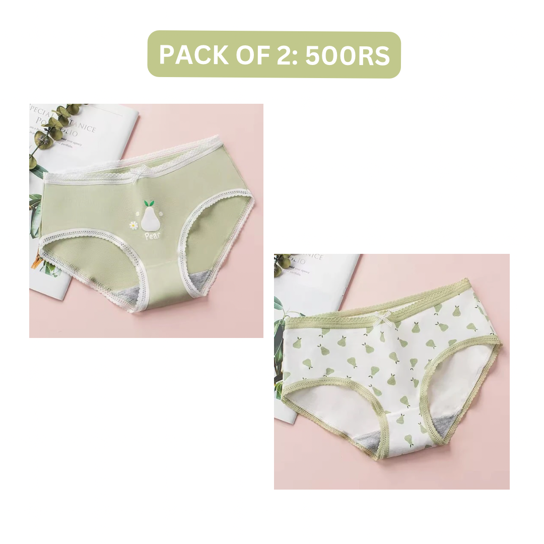 PEAR COTTON PANTY (Pack of 2/3/5)