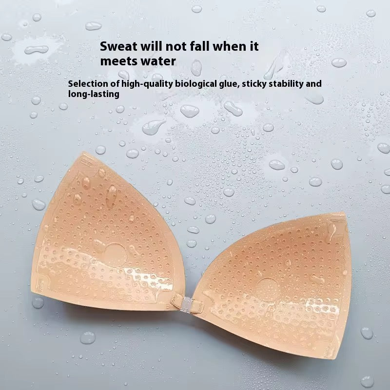 THIN SILICON ADHESIVE BUCKLE BRA