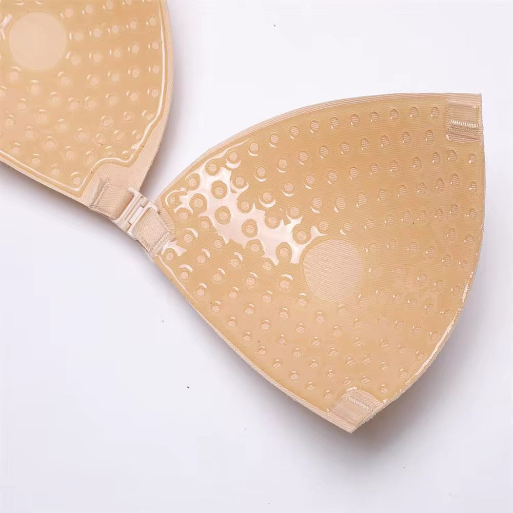 THIN SILICON ADHESIVE BUCKLE BRA