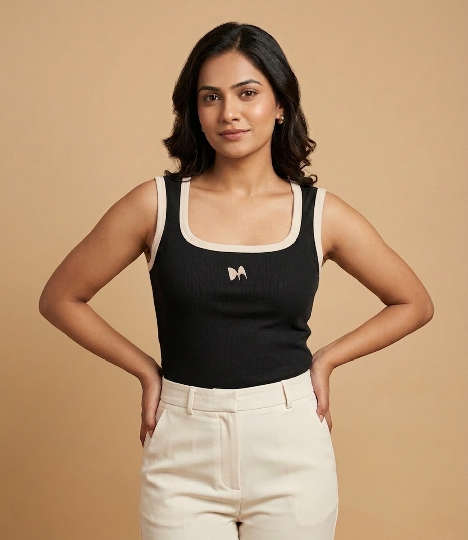 SQUARE-NECK TANK TOP (NON PADDED)
