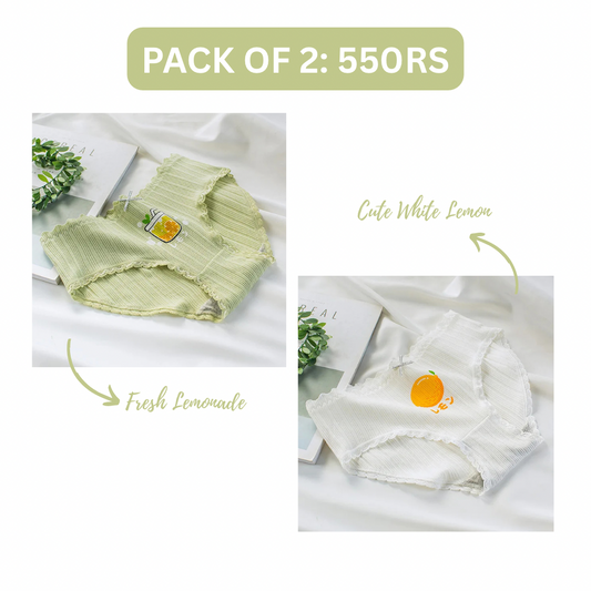 LEMONADE COTTON PANTY (Pack of 2/3/5)