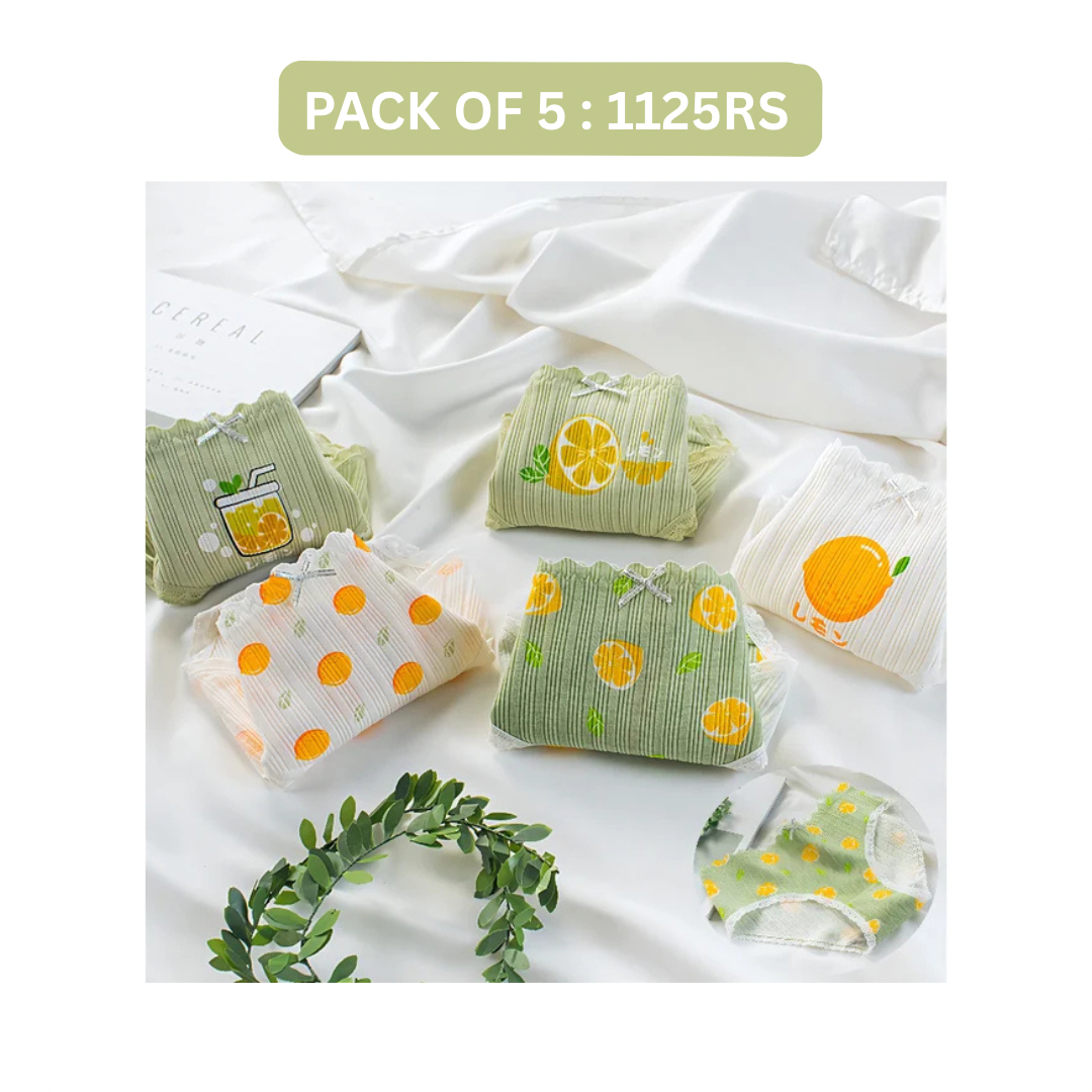 LEMONADE COTTON PANTY (Pack of 2/3/5)