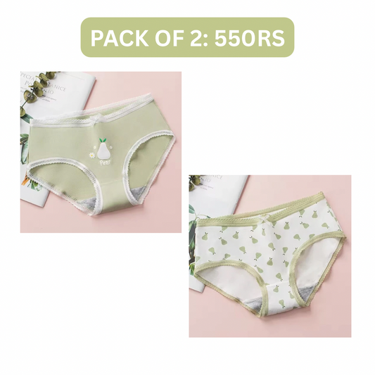PEAR COTTON PANTY (Pack of 2/3/5)