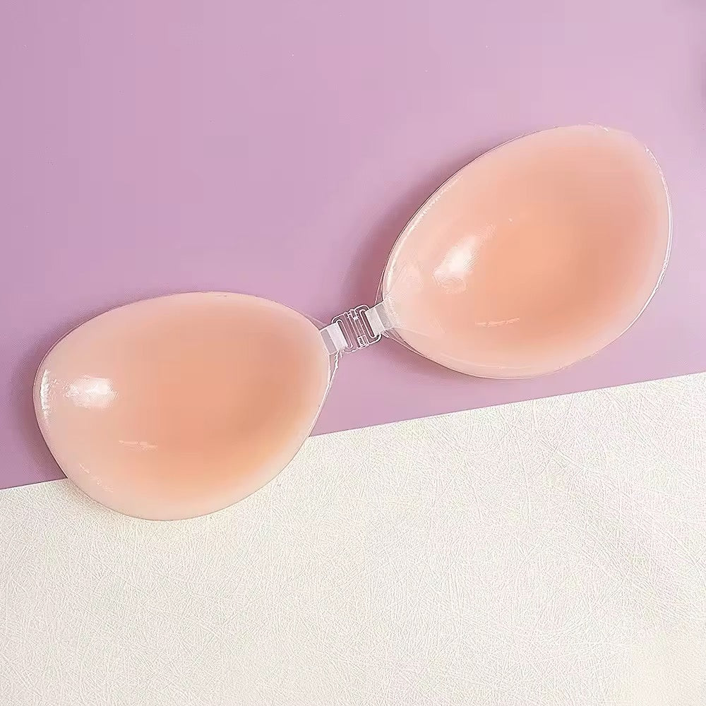 BACKLESS SILICON ADHESIVE BUCKLE BRA