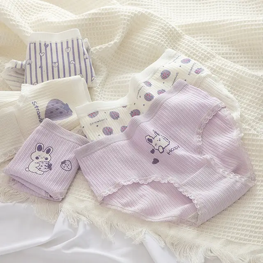 STRAWBERRY COTTON PANTY (Pack of 2/3/5)