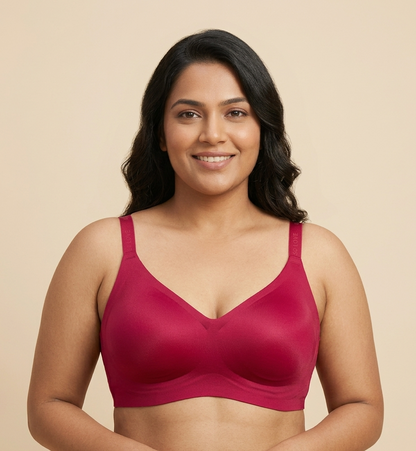 Satin Invisible Wireless Bra