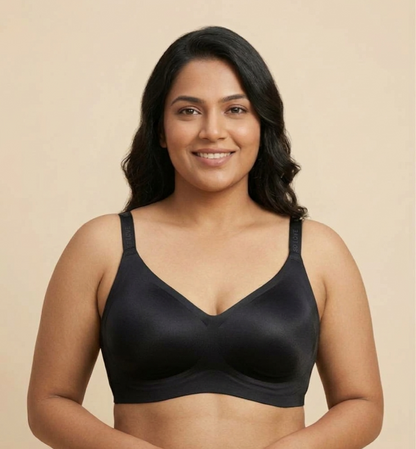 Satin Invisible Wireless Bra