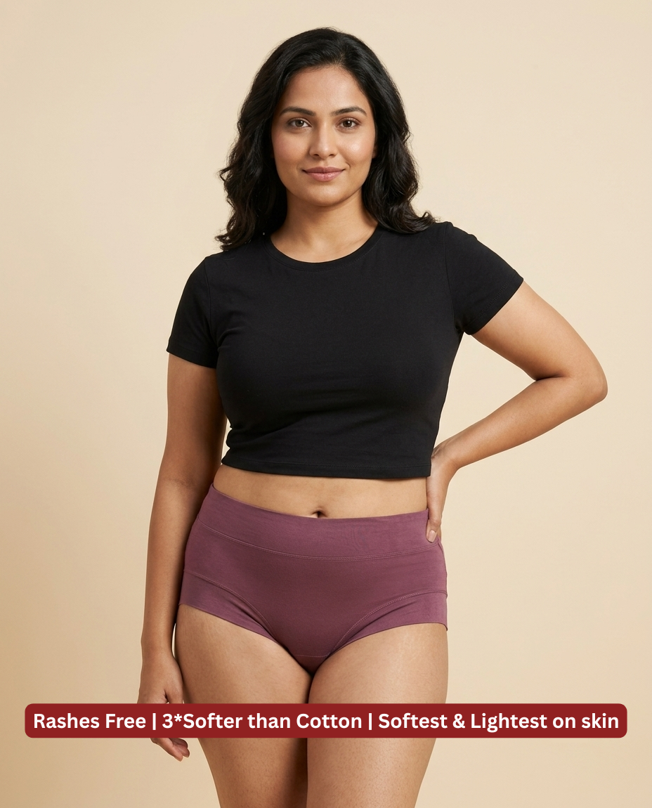 BLOSSOMSOFT MICRO-MODAL RASHES-FREE HIPSTER PANTY (Pack of 3)