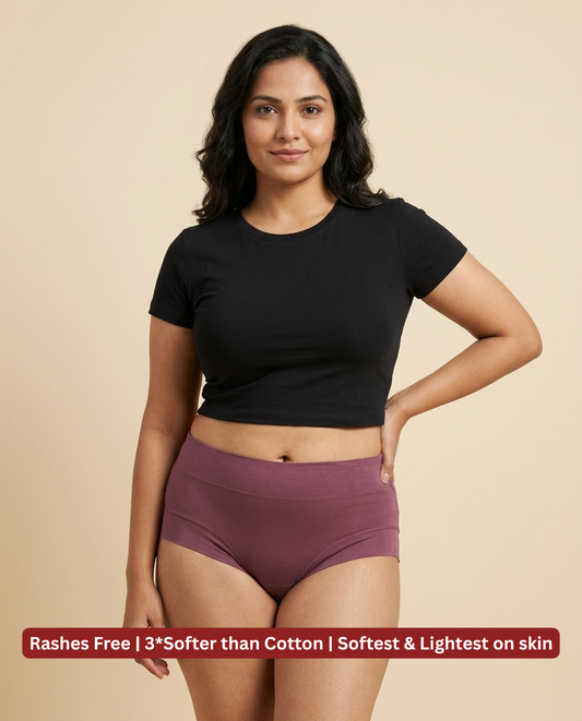 BLOSSOMSOFT MICRO-MODAL RASHES-FREE HIPSTER PANTY (Pack of 3)