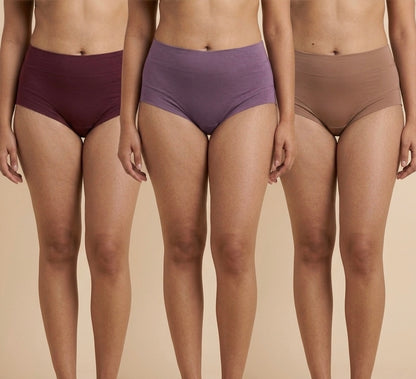 BLOSSOMSOFT MICRO-MODAL RASHES-FREE HIPSTER PANTY (Pack of 3)