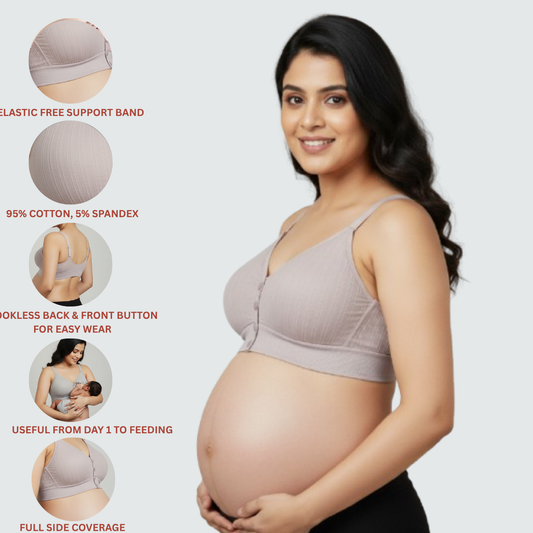 FRONT OPEN FEEDING/MATERNITY BRA (Cotton)