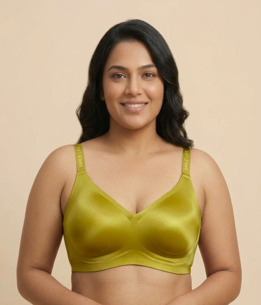 Satin Invisible Wireless Bra