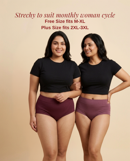 BLOSSOMSOFT MICRO-MODAL RASHES-FREE HIPSTER PANTY (Pack of 3)