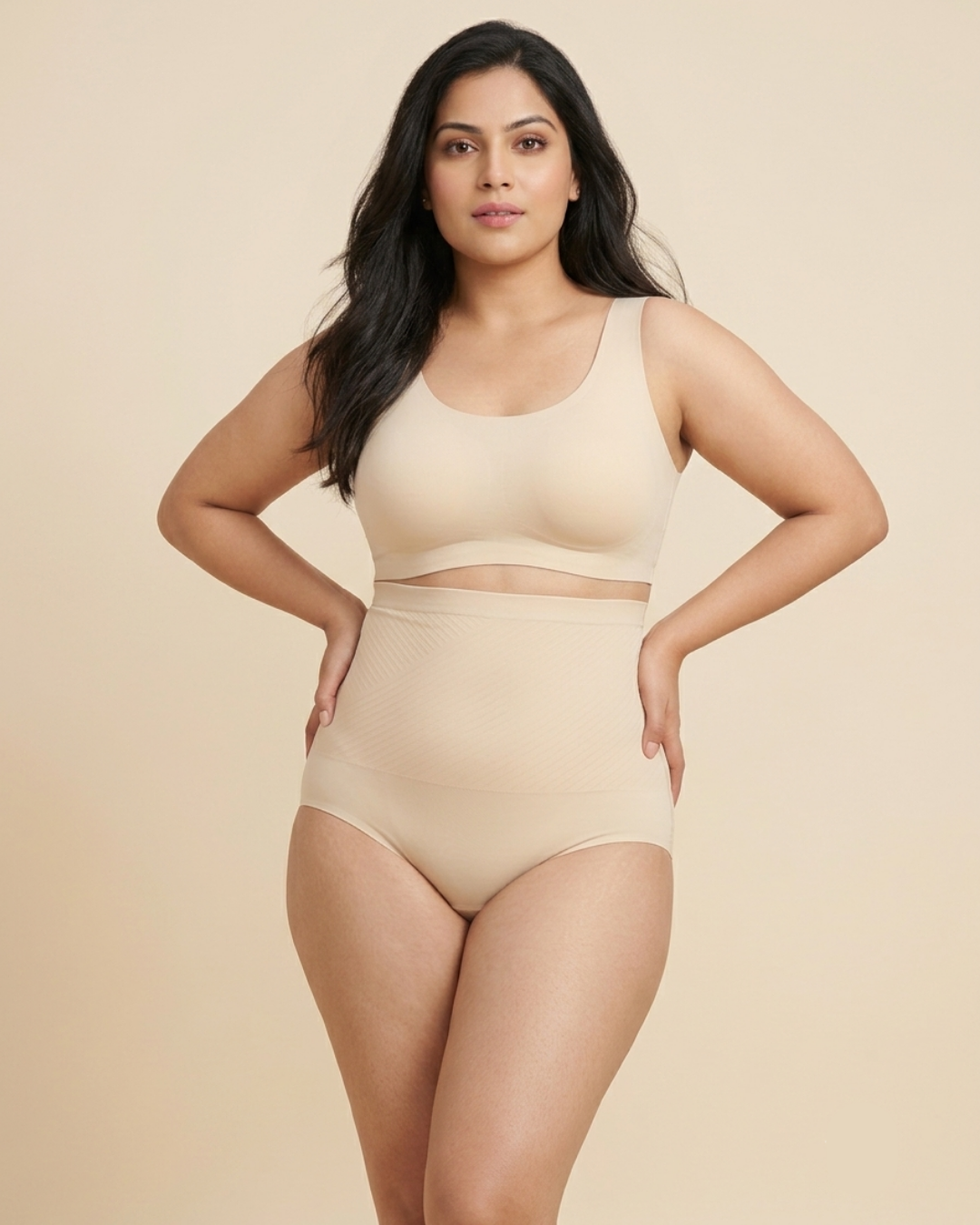 INVISIBLE WAIST SCULPTING HALF BODY SHAPER