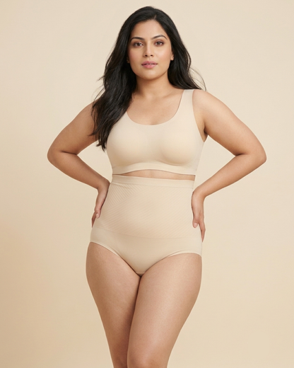 INVISIBLE WAIST SCULPTING HALF BODY SHAPER