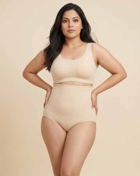 INVISIBLE WAIST SCULPTING HALF BODY SHAPER