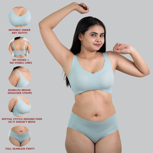FEEL ME FREE SEAMLESS BRA/SET