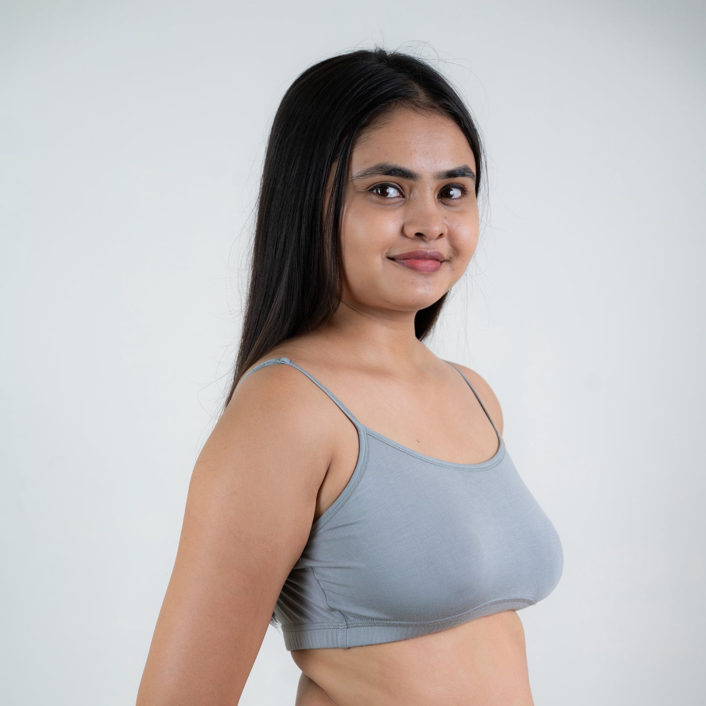 CHERRY THIN ADJUSTABLE STRAPS SLIP ON SPORTS BRA (A/B/C cup)