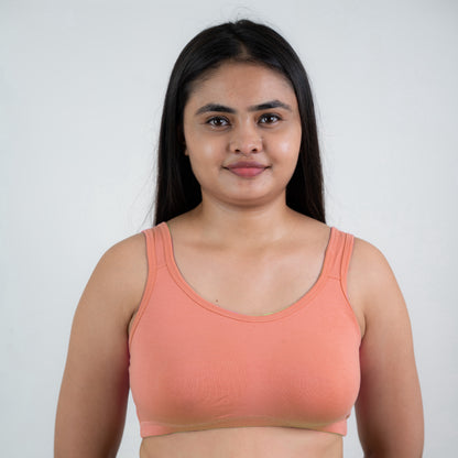 NON PADDED SLIP-ON BRA (A/B/C/D cup)