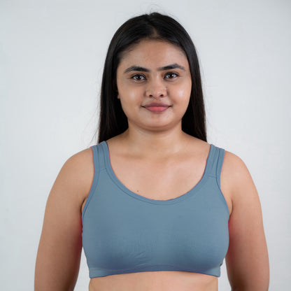 NON PADDED SLIP-ON BRA (A/B/C/D cup)