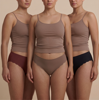 Invisible Bikini Briefs (Pack of 3)