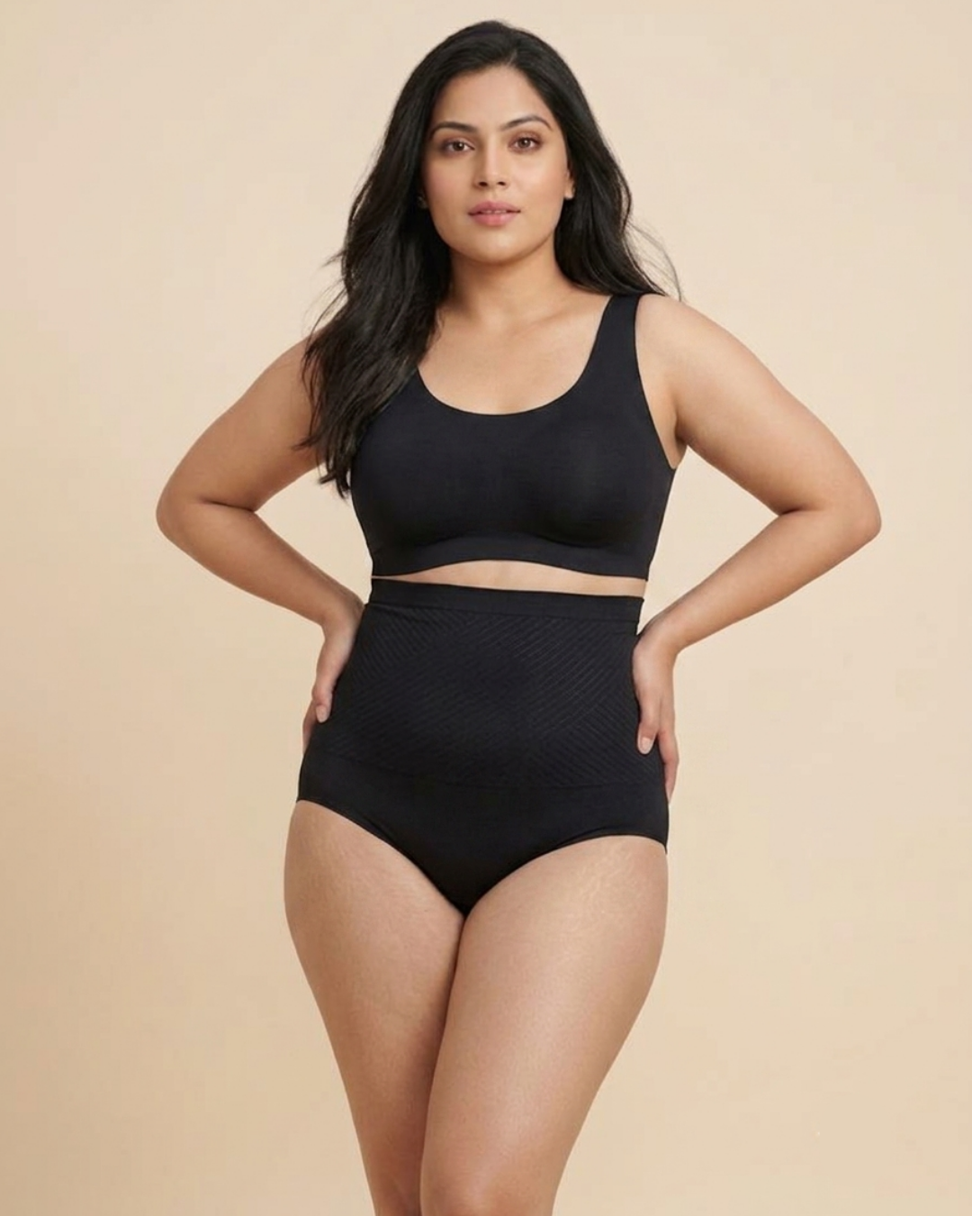 INVISIBLE WAIST SCULPTING HALF BODY SHAPER