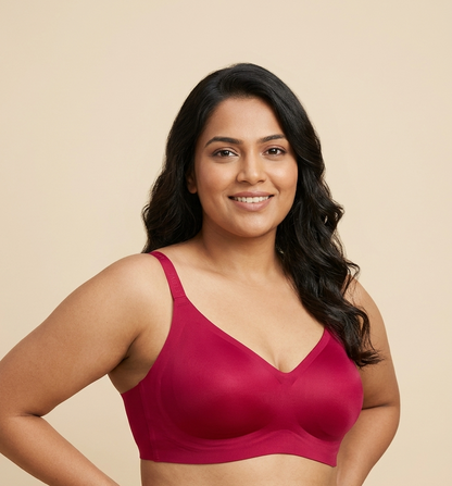 Satin Invisible Wireless Bra