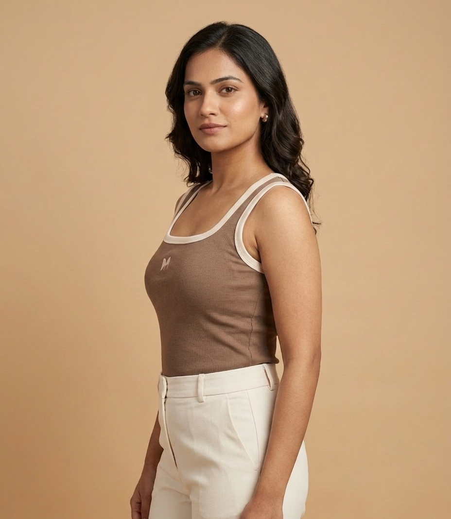 SQUARE-NECK TANK TOP (NON PADDED)
