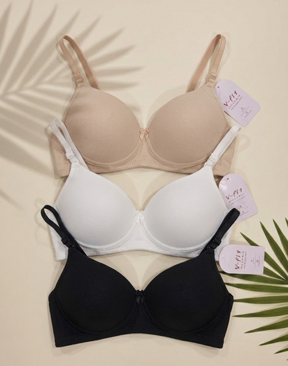 COMBO OF 3 COTTON SEAMLESS BRA