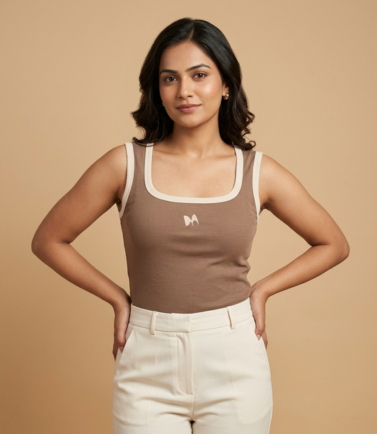 SQUARE-NECK TANK TOP (NON PADDED)