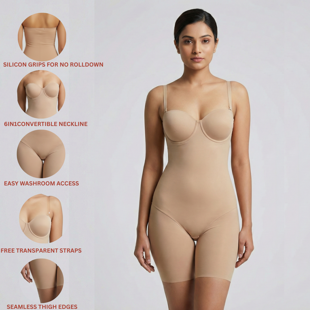 SEAMLESS MULTIWAY BODYSUIT SHAPER