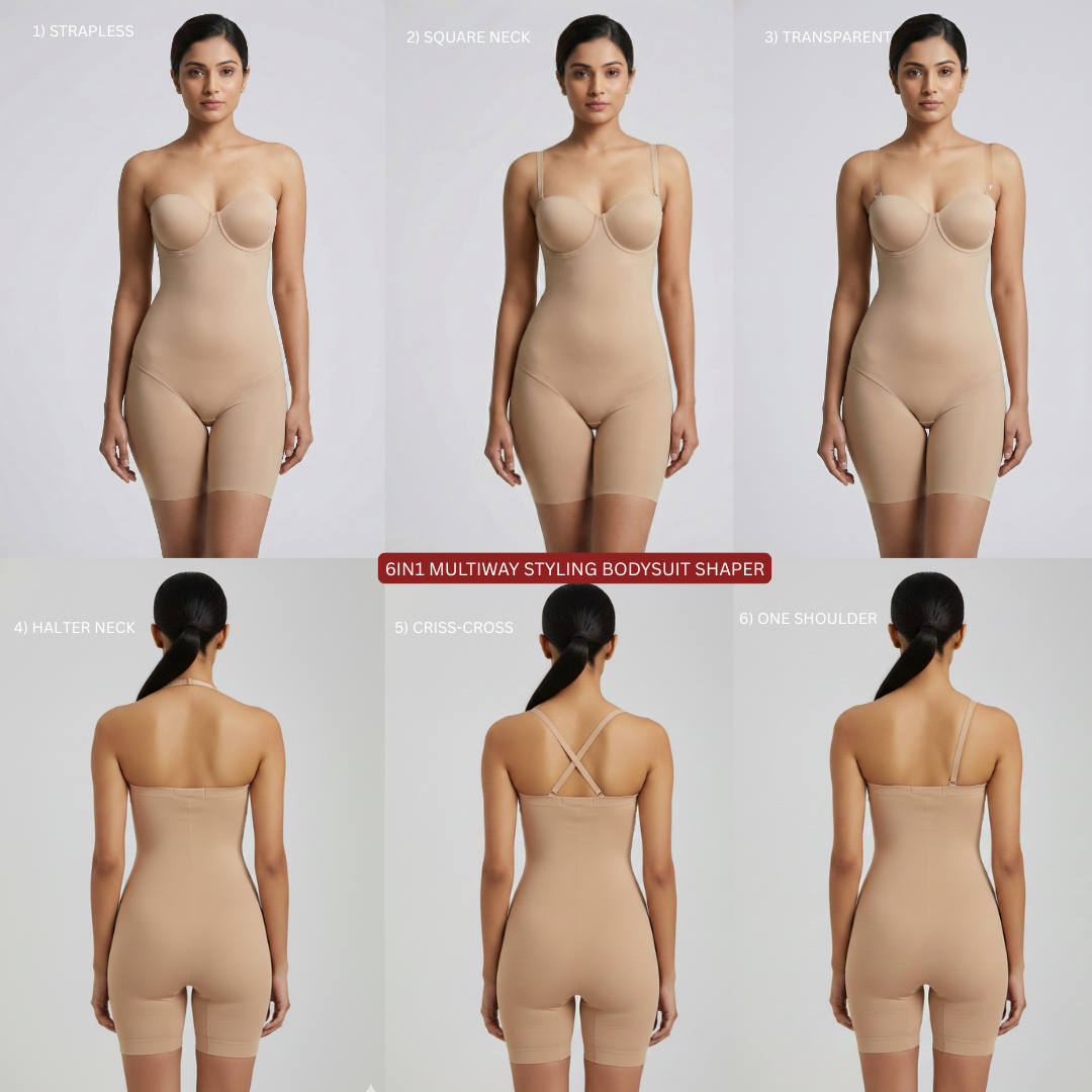SEAMLESS MULTIWAY BODYSUIT SHAPER