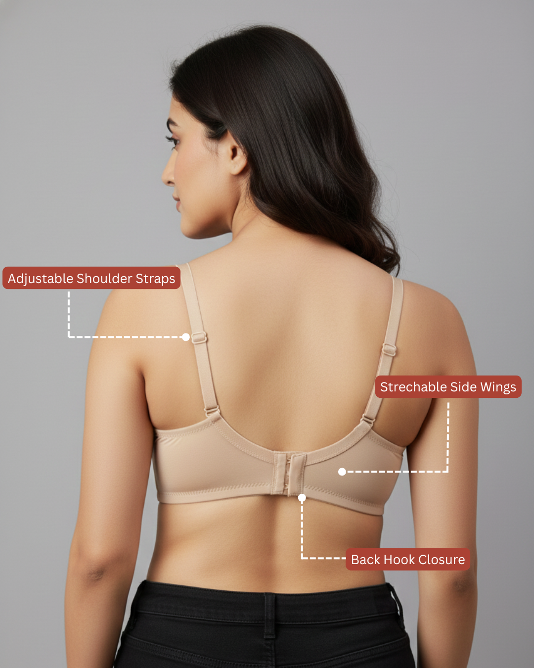 ARLON SEAMLESS BRA (B/C/D cup)