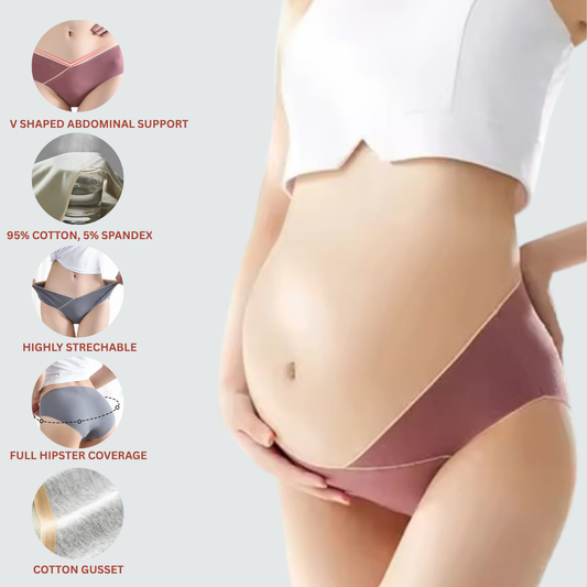 MATERNITY COTTON SEAMLESS PANTY