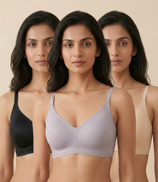 COMBO OF 3 DIA INVISIBLE BRA