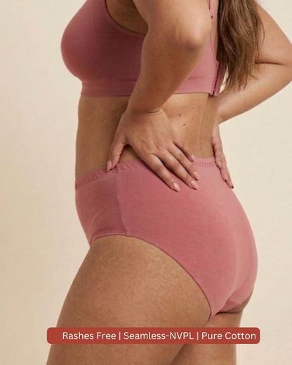 COTTON SEAMLESS HIPSTER PANTY (Pack of 3)