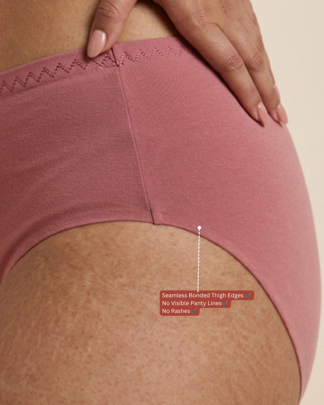 COTTON SEAMLESS HIPSTER PANTY (Pack of 3)