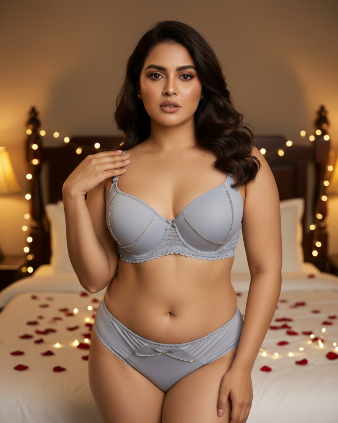 SAPPHIRE LACE SET (New Arrival)