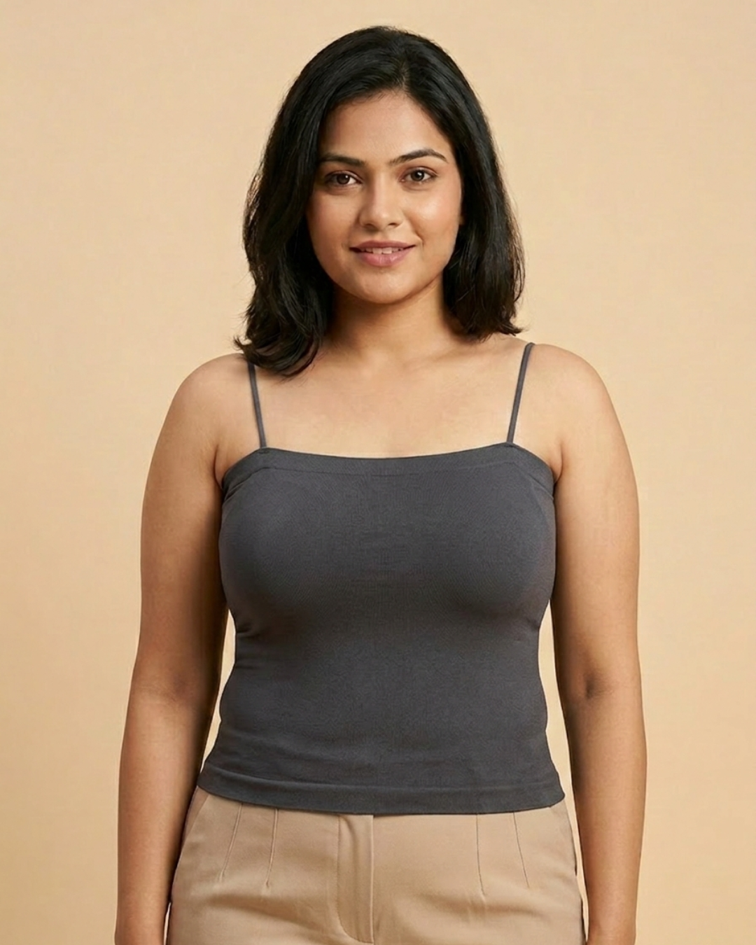 COMBO OF 3 PADDED SEAMLESS CAMISOLE